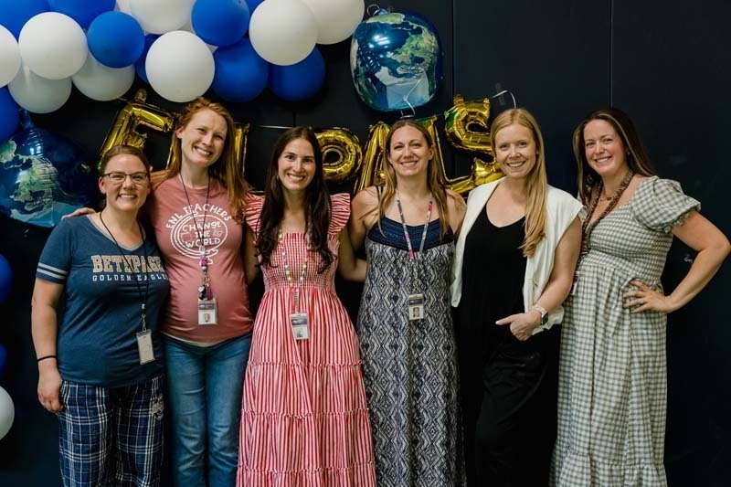 Students from the English Language Learners (ELL) program gathered for a special end-of-year celebration at the Bethpage High School Athletic Barn.