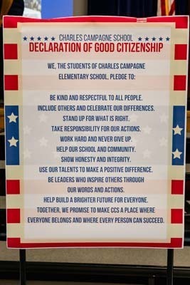 CCS celebrates America's 250th birthday with a patriotic assembly