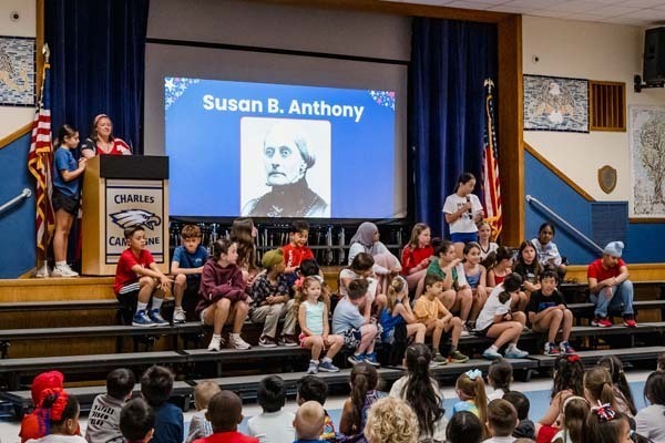 CCS celebrates America's 250th birthday with a patriotic assembly