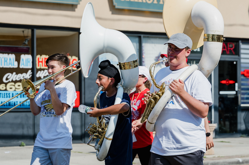 Bethpage Schools take part in community parade marking nation's 250th anniversary