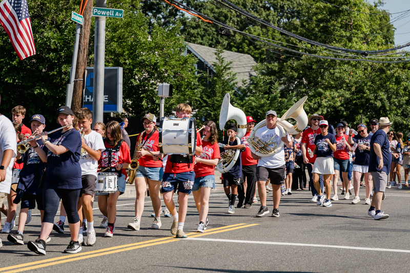 Bethpage Schools take part in community parade marking nation's 250th anniversary