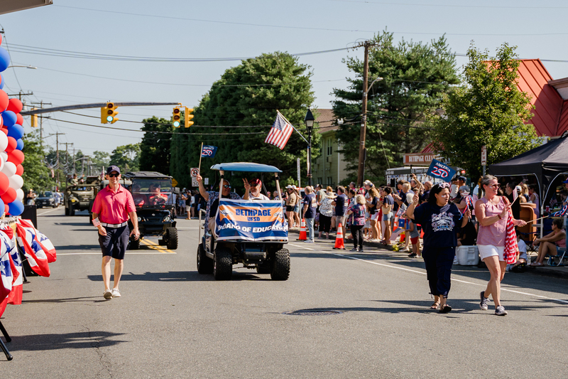 Bethpage Schools take part in community parade marking nation's 250th anniversary