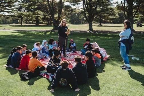  Fourth graders from all three Bethpage elementary schools – Charles Campagne, Kramer Lane, and Central Boulevard – enjoyed an engaging field trip to the Nature Discovery Gardens at Bethpage State Park last week.