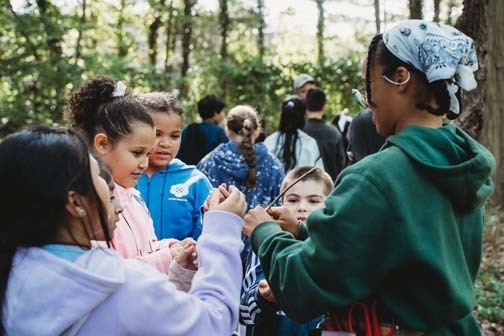  Fourth graders from all three Bethpage elementary schools – Charles Campagne, Kramer Lane, and Central Boulevard – enjoyed an engaging field trip to the Nature Discovery Gardens at Bethpage State Park last week.