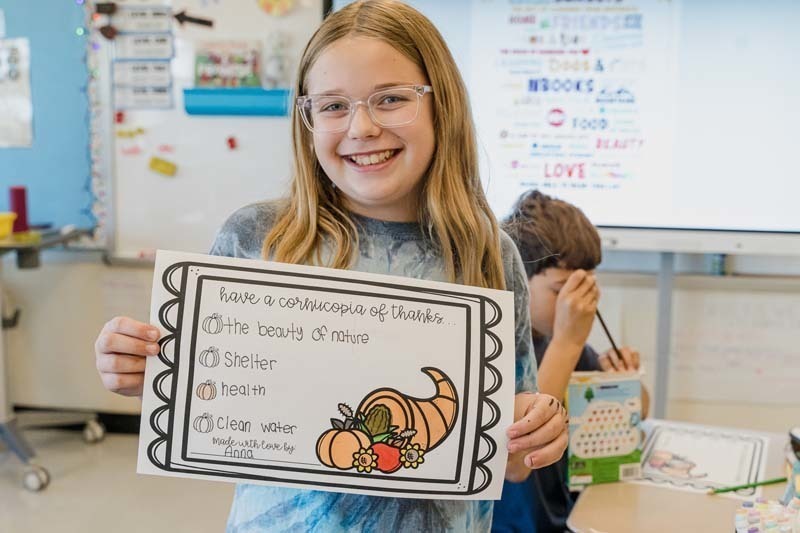 Students at Central Boulevard Elementary School are once again spreading kindness from the classroom to the community with their monthly Thoughtful Thursdays initiative