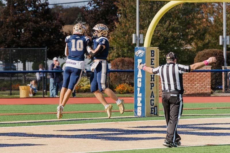 Golden Eagles delivered a commanding 42-0 victory over Mineola in front of an enthusiastic home crowd.