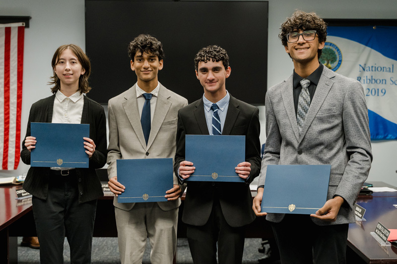 students with awards