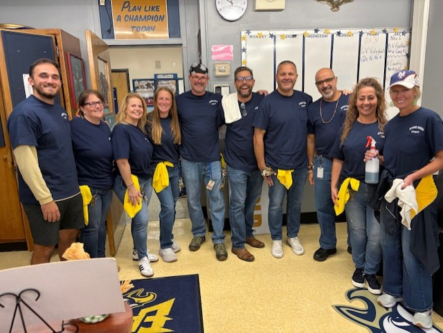 Bethpage High School's Athletics Department celebrates Halloween.