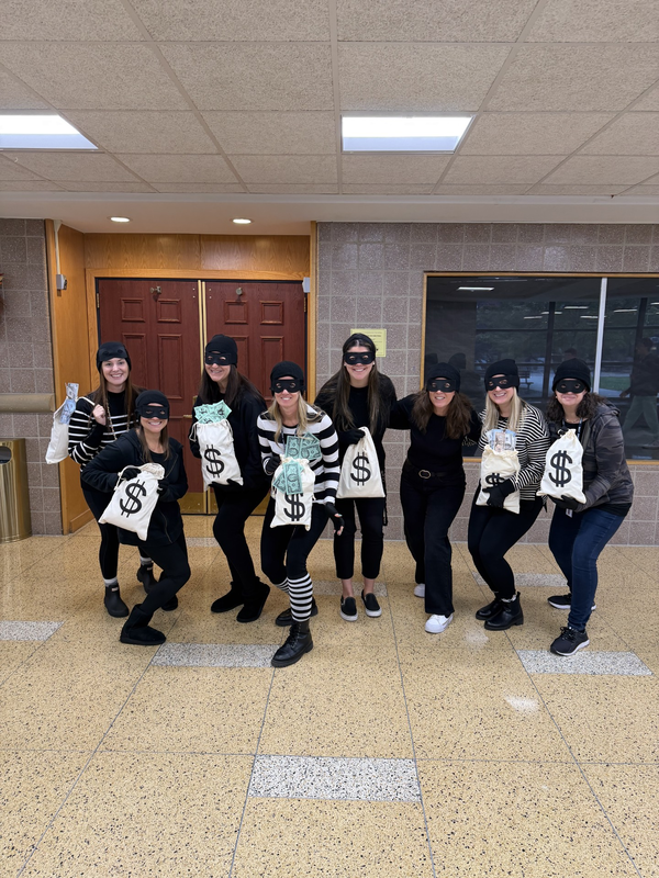 Bethpage High School's Special Education Department celebrates Halloween.