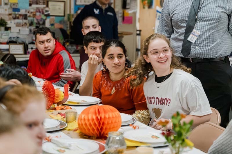 For the ninth consecutive year, Bethpage High School's ACE program transformed their classroom into a festive gathering space, hosting a Thanksgiving feast that brought together students, staff and administrators in celebration of community and gratitude.