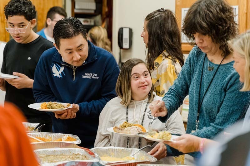 For the ninth consecutive year, Bethpage High School's ACE program transformed their classroom into a festive gathering space, hosting a Thanksgiving feast that brought together students, staff and administrators in celebration of community and gratitude.