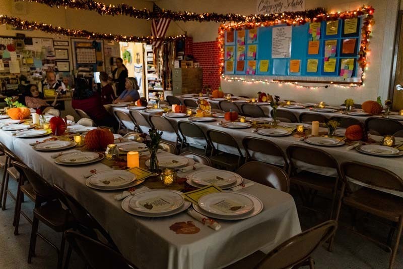 For the ninth consecutive year, Bethpage High School's ACE program transformed their classroom into a festive gathering space, hosting a Thanksgiving feast that brought together students, staff and administrators in celebration of community and gratitude.