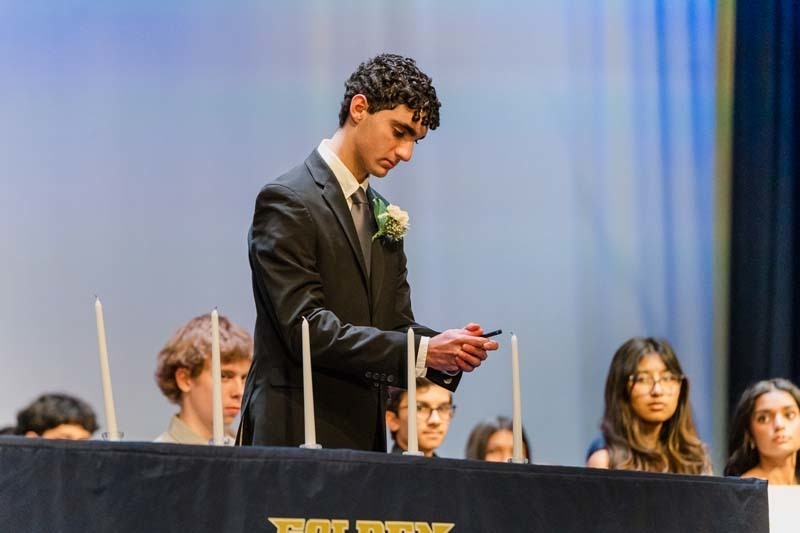 Bethpage High School celebrated 81 new inductees into the Science National Honor Society during a ceremony on Dec. 3.