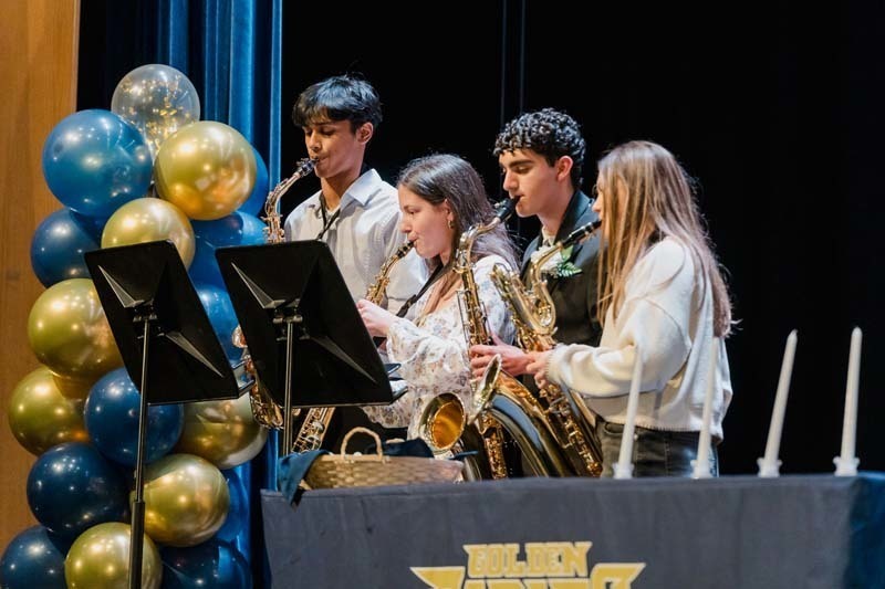 Bethpage High School celebrated 81 new inductees into the Science National Honor Society during a ceremony on Dec. 3.