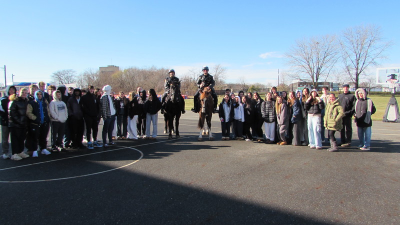Bethpage High School Forensics Classes Visit Nassau County Police Department Academy