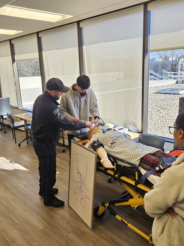 Students in Bethpage High Schools Career in Health Classes begin partnership with Northwell Health.