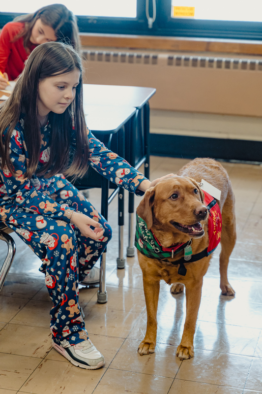 Students at Charles Campagne Elementary School in Bethpage