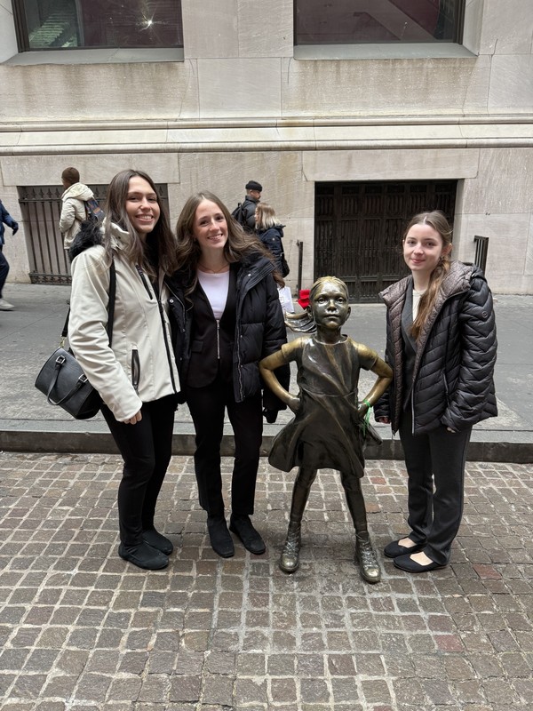 Bethpage High School's Internship Club visits the New York Stock Exchange