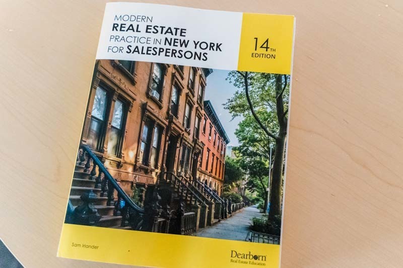 Coy of book about real estate.