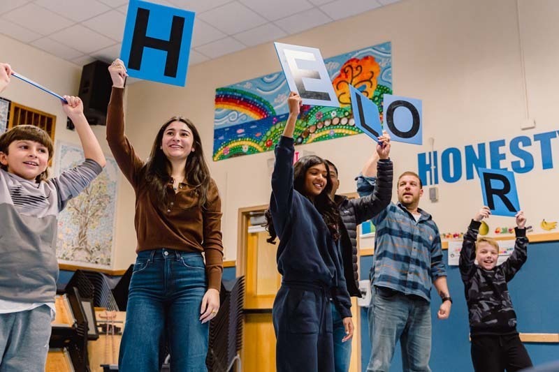 Fifth graders and their families went head-to-head in Hollyrock Entertainment's Are You Smarter Than a 5th Grader? event.