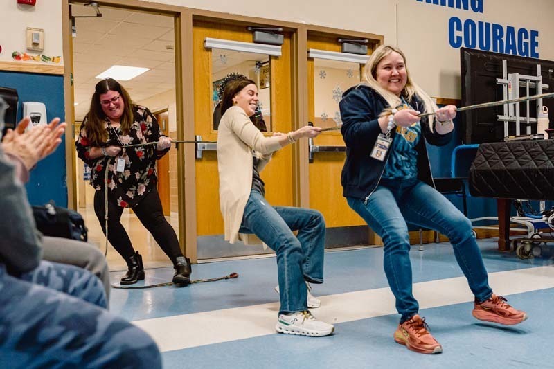 Fifth graders and their families went head-to-head in Hollyrock Entertainment's Are You Smarter Than a 5th Grader? event.