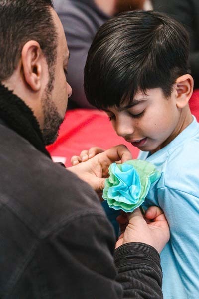 Fourth graders at CCS welcomed special guests of their choosing for a Valentine's Day celebration that blended learning with fun.