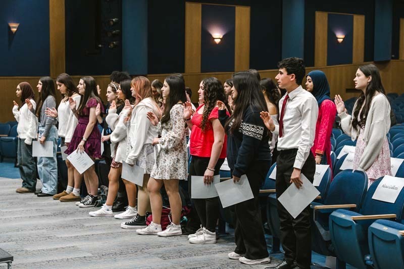 Bethpage High School celebrates inaugural National Art Honor Society induction