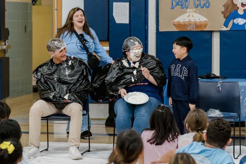 students at CCS took part in a spirited Pi Day celebration