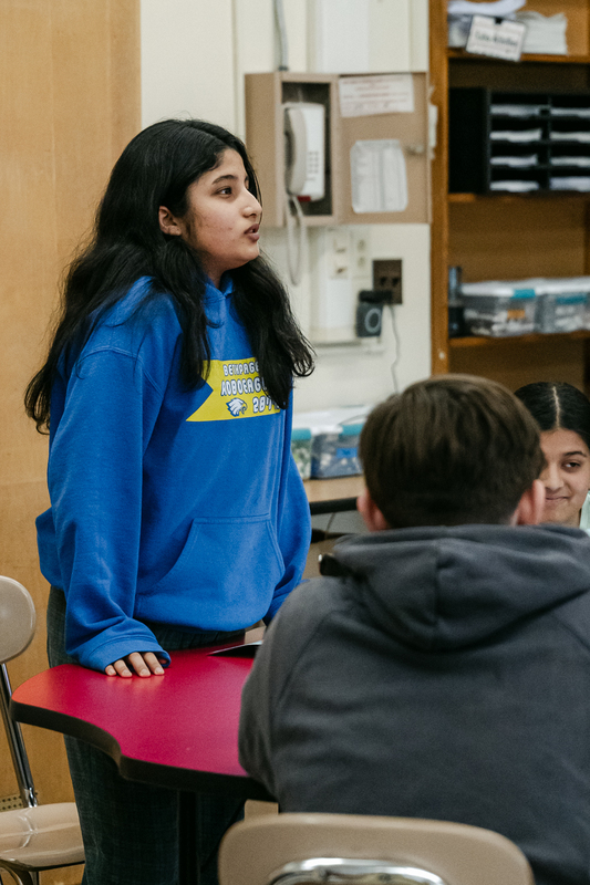 JFK Middle School students marked Pi Day with a celebration that was equal parts mathematical and delicious.