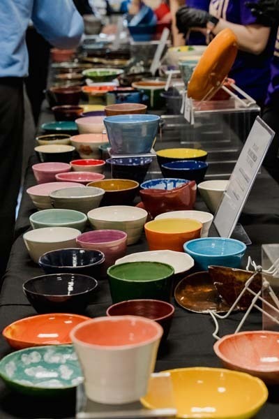 The Bethpage school community came together on Mar. 18 in the Bethpage High School cafeteria for the school's annual Empty Bowls fundraiser, a student-driven event that raises money for Island Harvest, a Long Island-based hunger relief organization.