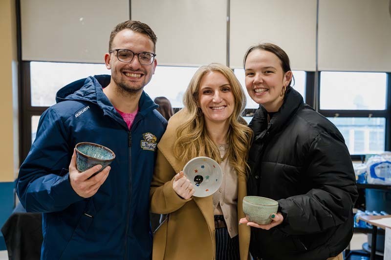 The Bethpage school community came together on Mar. 18 in the Bethpage High School cafeteria for the school's annual Empty Bowls fundraiser, a student-driven event that raises money for Island Harvest, a Long Island-based hunger relief organization.