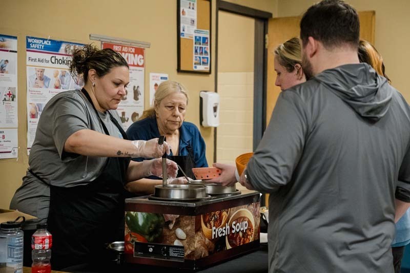 The Bethpage school community came together on Mar. 18 in the Bethpage High School cafeteria for the school's annual Empty Bowls fundraiser, a student-driven event that raises money for Island Harvest, a Long Island-based hunger relief organization.