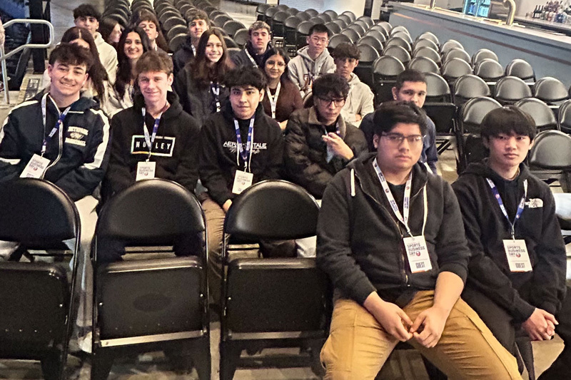 students dressed in black in ubs