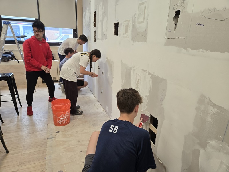Bethpage High School's Home Improvement Classes Tackle Basic Construction