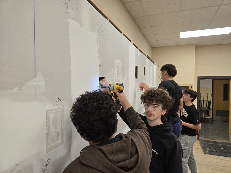 Bethpage High School's Home Improvement Classes Tackle Basic Construction