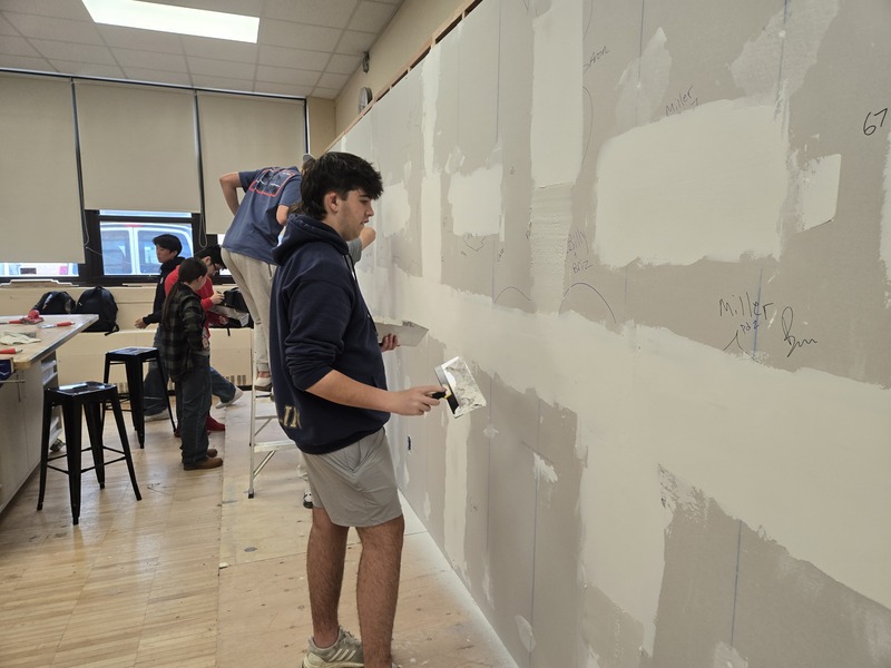 Bethpage High School's Home Improvement Classes Tackle Basic Construction