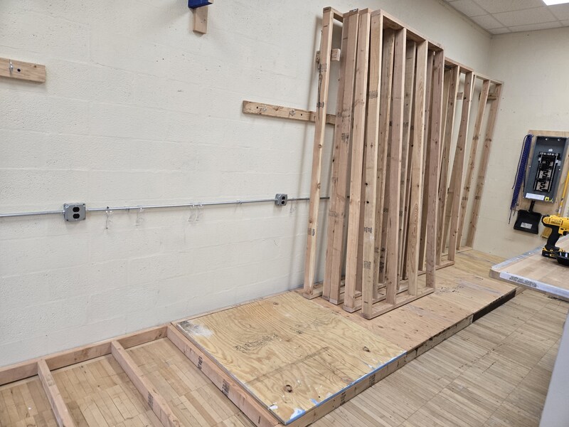 Bethpage High School's Home Improvement Classes Tackle Basic Construction