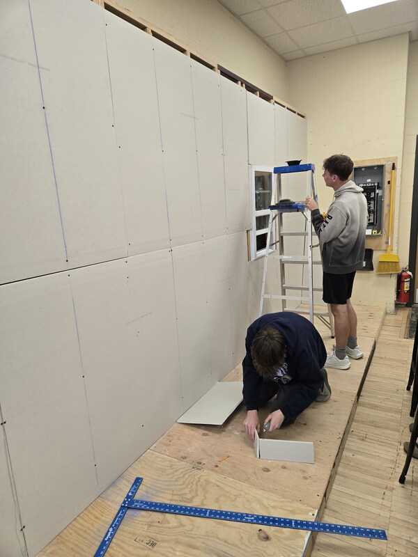Bethpage High School's Home Improvement Classes Tackle Basic Construction