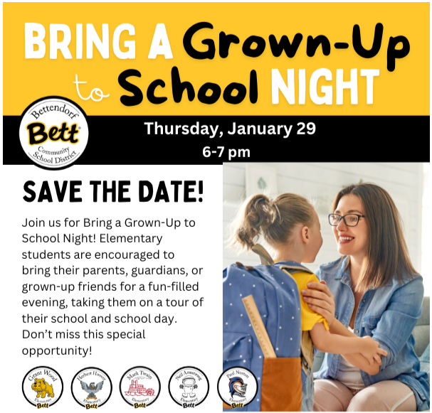 Bring a grown-up to school night