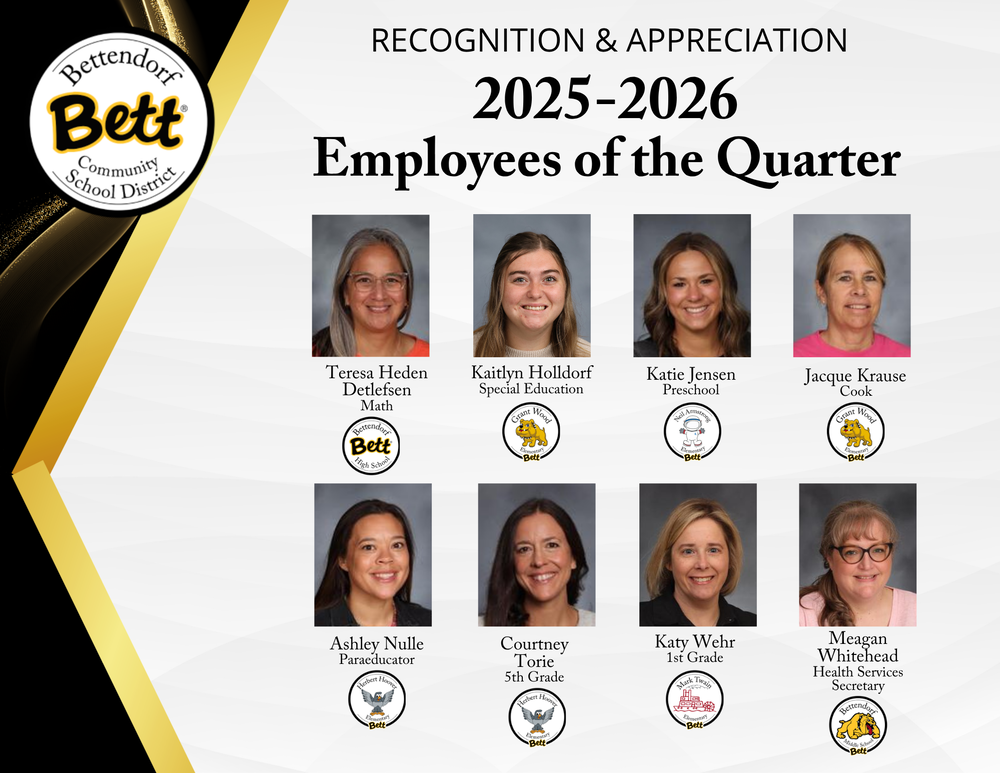 BCSD Employees of the Quarter