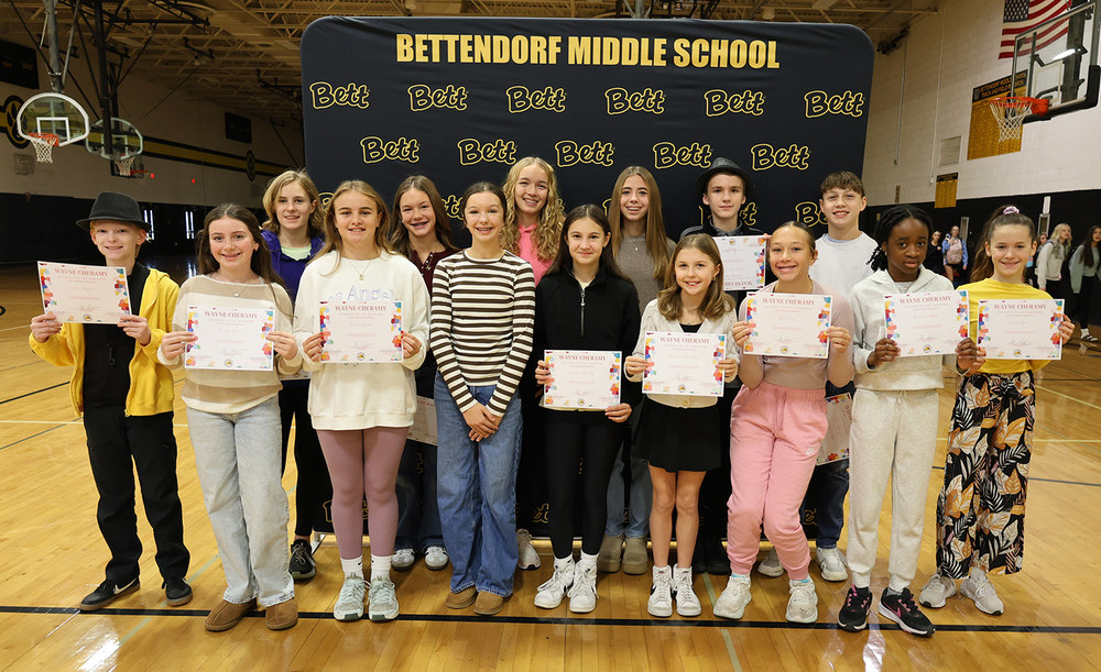 November Wayne Cheramy Awared Winners