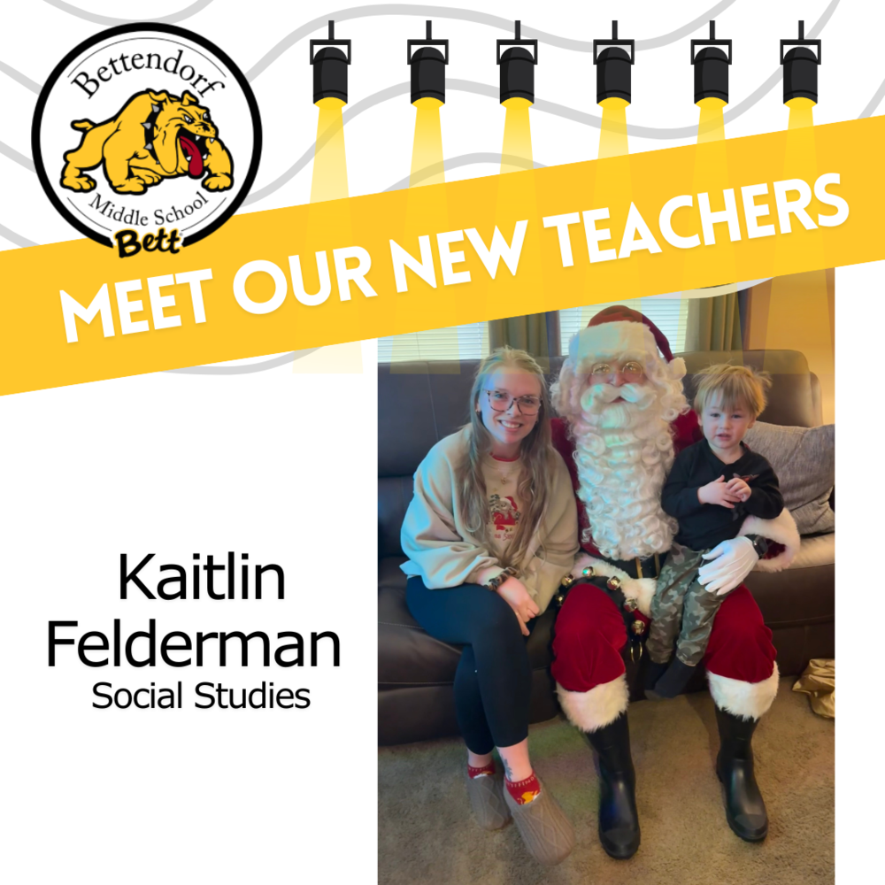 Kaitlin Felderman with her son and Santa