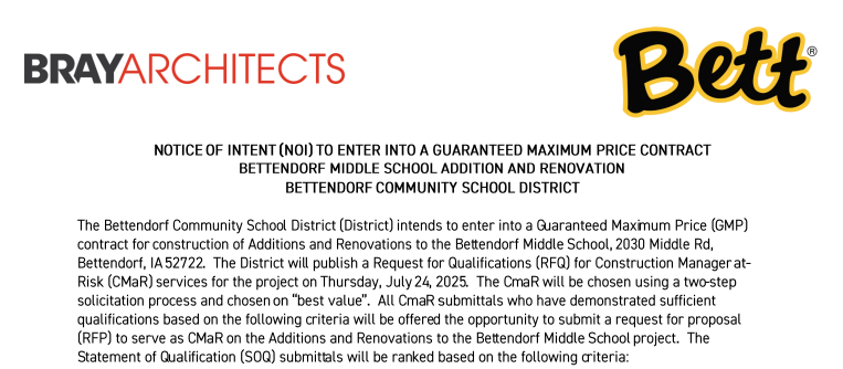 Notice of Intent