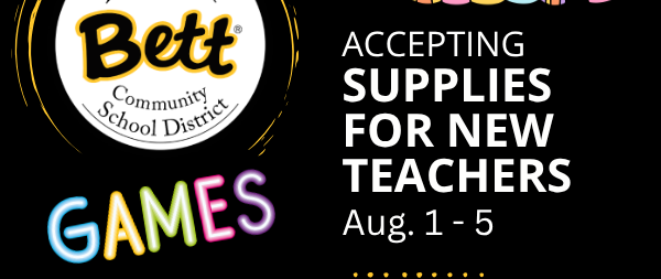 Accepting Supplies for new Tachers'