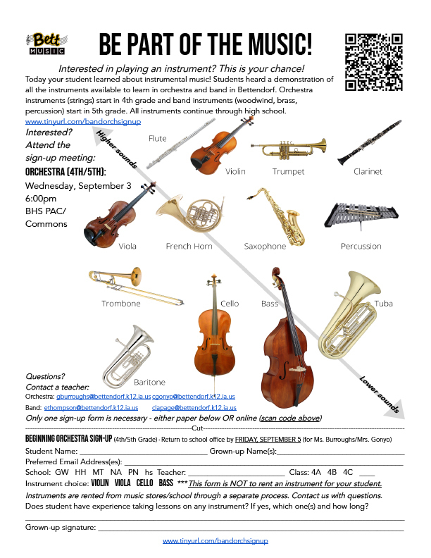 Orchestra flyer