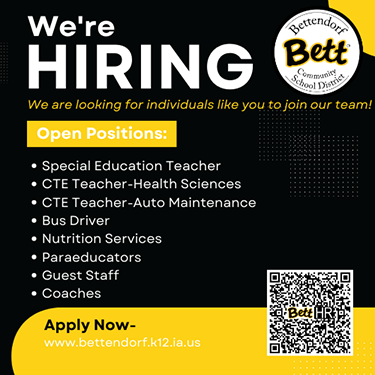 We're Hiring