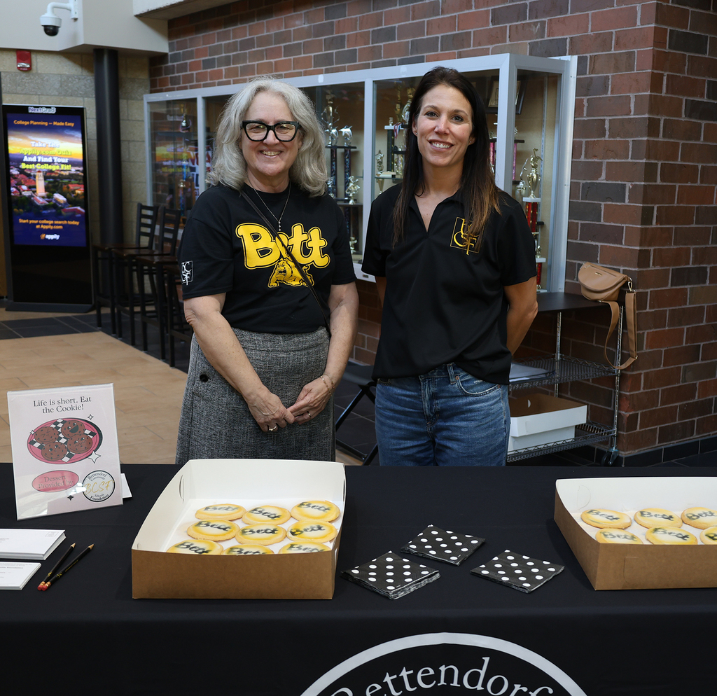 Thank you to the Bettendorf Community Schools Foundation for offering a delicious dessert for the reception