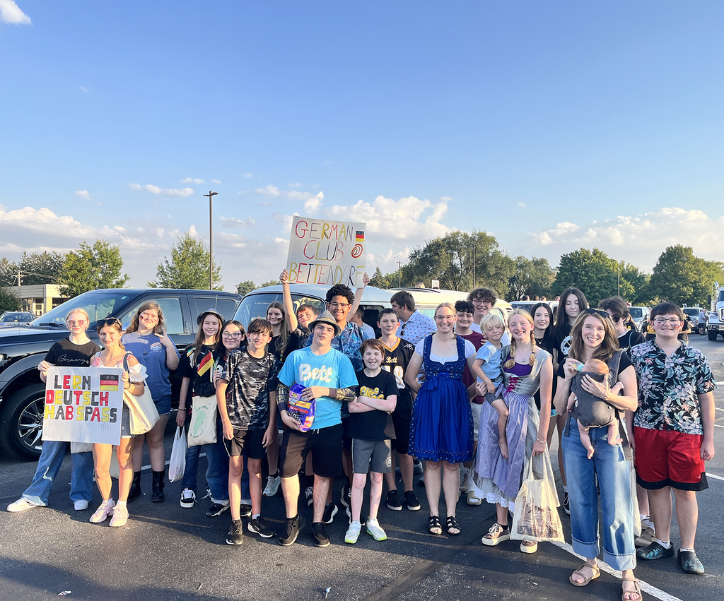 German club at the BHS homecoming parade