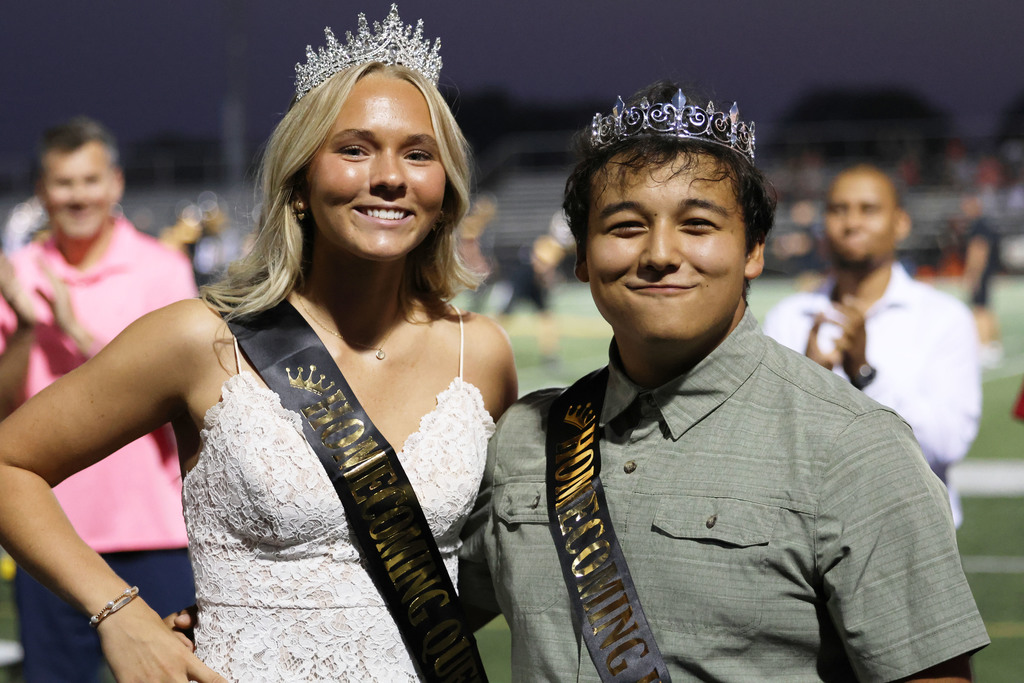 Home coming Queen Kelsi Smith amd King Mateo Troche