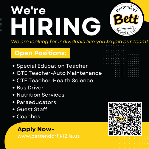 We're Hiring